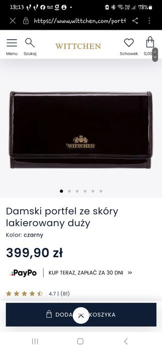 Nowy portfel wittchen