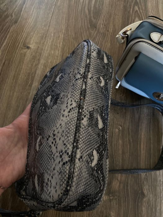 Сумка жіноча змія, кросбоді через плече