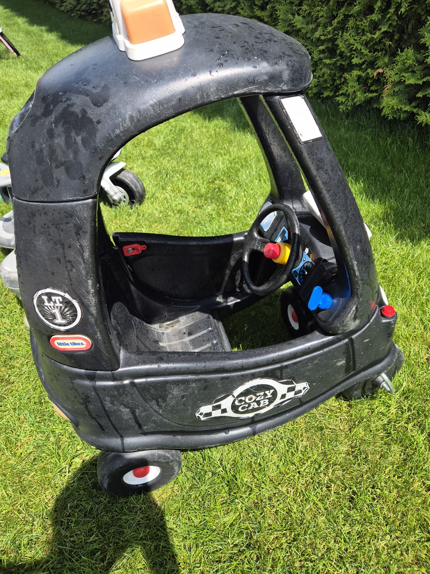 Little Tikes pojazdy jezdzik taxi czarny