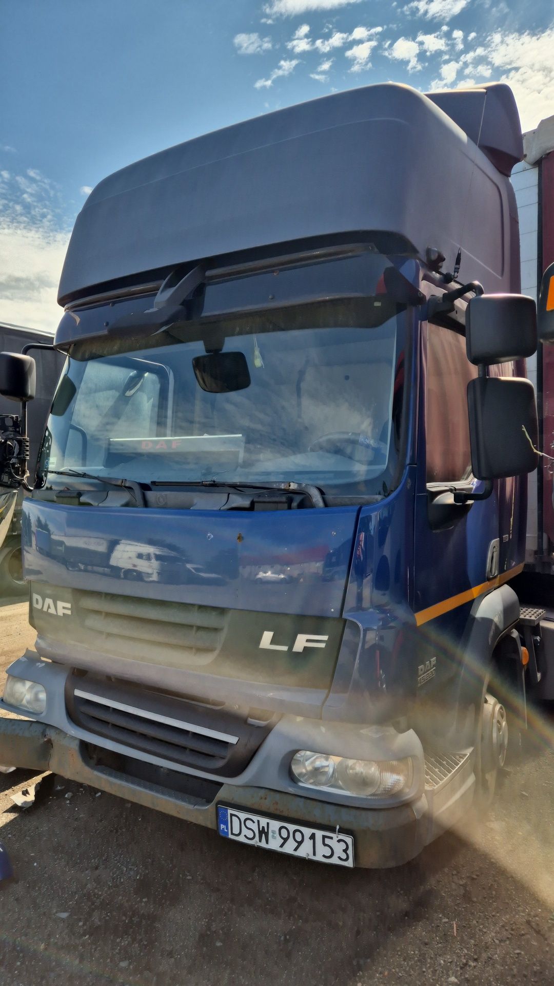 Daf lf 45 ciągnik, zestaw man tgl 8.250