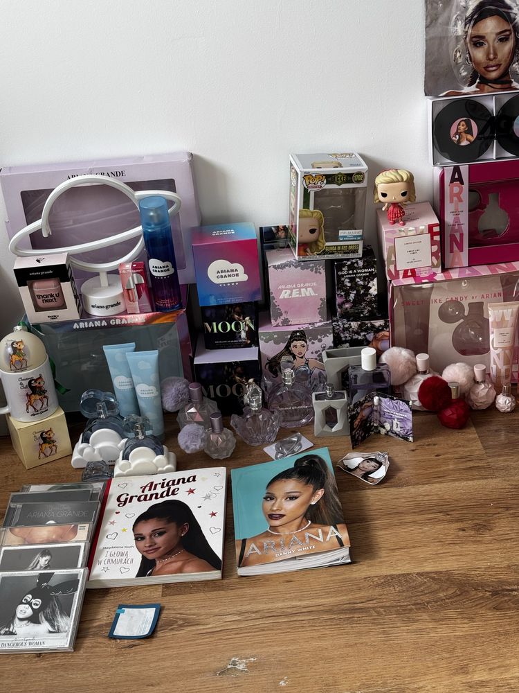 Ariana Grande merch perfumy Funko Pop Cloud REM tun moonlight ari slc