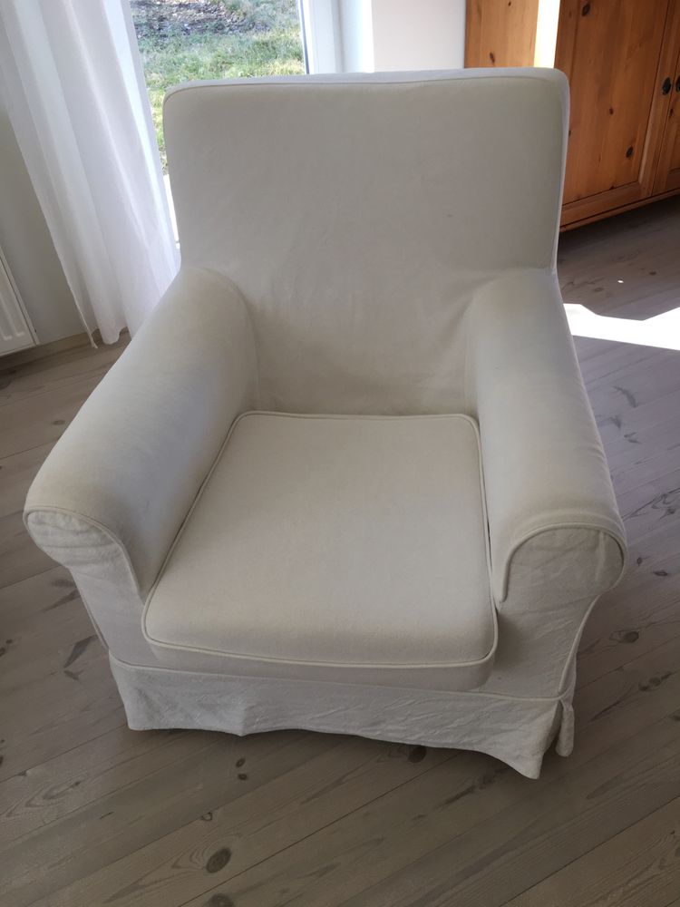 Fotel Ikea biały