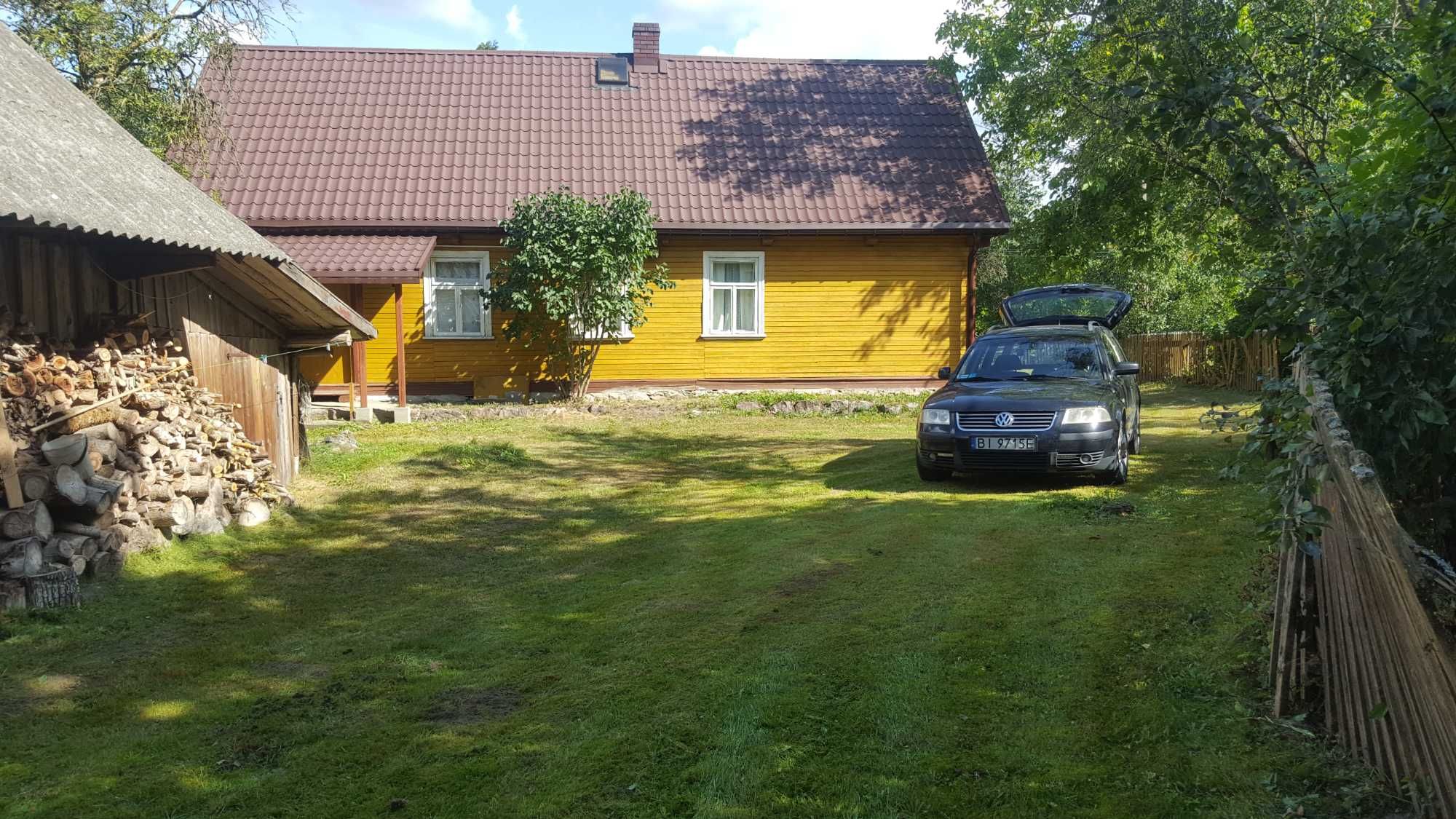 Działka z domem na Podlasiu