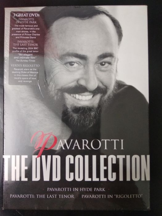 Pavarotti DVD collection novo e selado