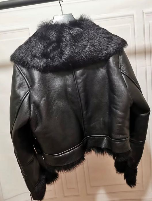 Куртка из искусственной кожи