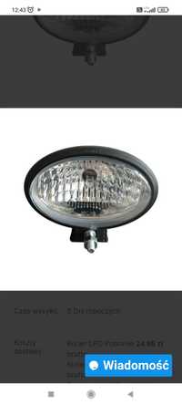 Lampa robocza  6 sztuk Serko H3 New Holland TD5