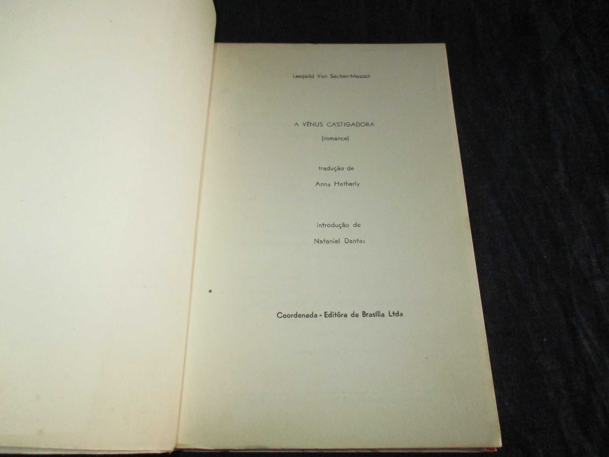 Livro A Vénus Castigadora Sacher-Masoch 1968