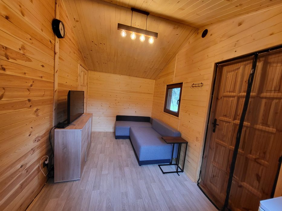 Domek letniskowy całoroczny 2 letni ocieplony i wyposażony