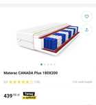 Materac 180/200 srednio twardy