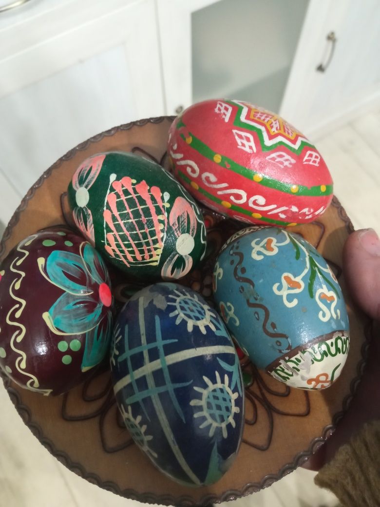 Kraszanki drewniane jajka pisanki