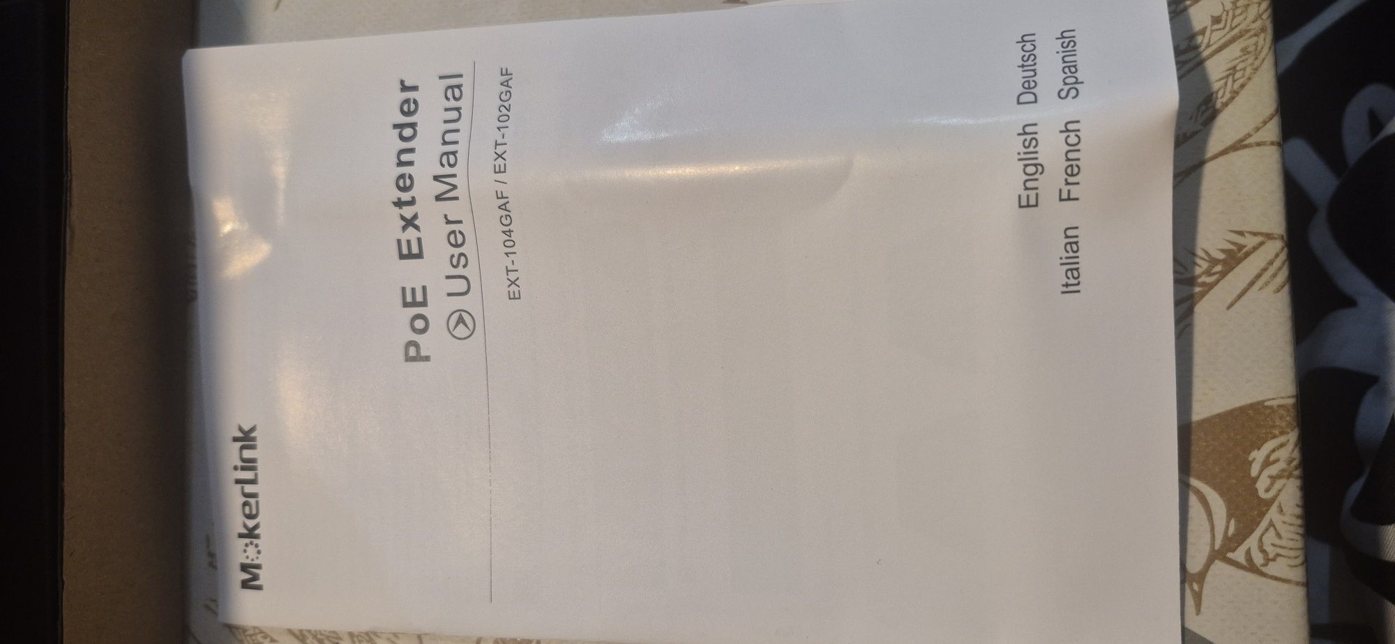 Mokerlink PoE Extender EXT-104GAF przełącznik 5 portowy