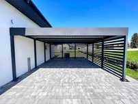Wiata garażowa 6x6 m, carport - wiata samochodowa dwustanowiskowa