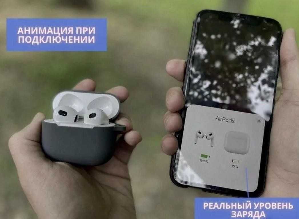 airpods 3 Бездротові навушники 1в1 Від прямих постачальників