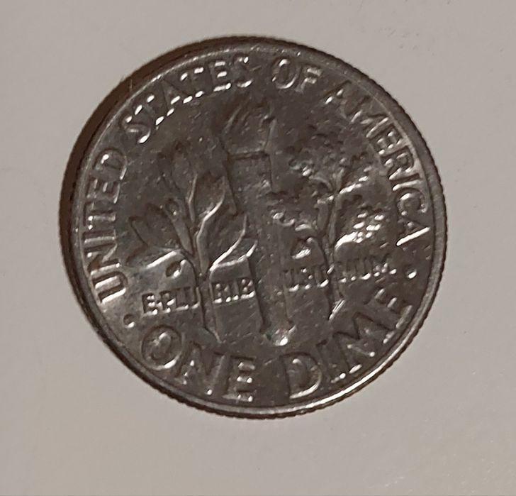 Moneta One Dime Liberty 1977 "D"