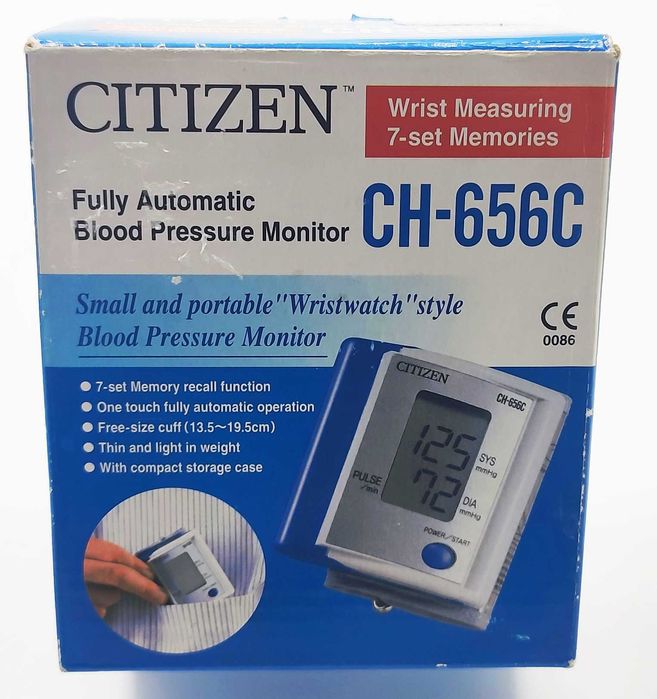 Ciśnieniomierz elektroniczny Citizen CH-656C na nadgarstek
