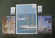 Série nº 4232/33, Blocos nº 472/73 e pagela – Navios Sagres e Creoula