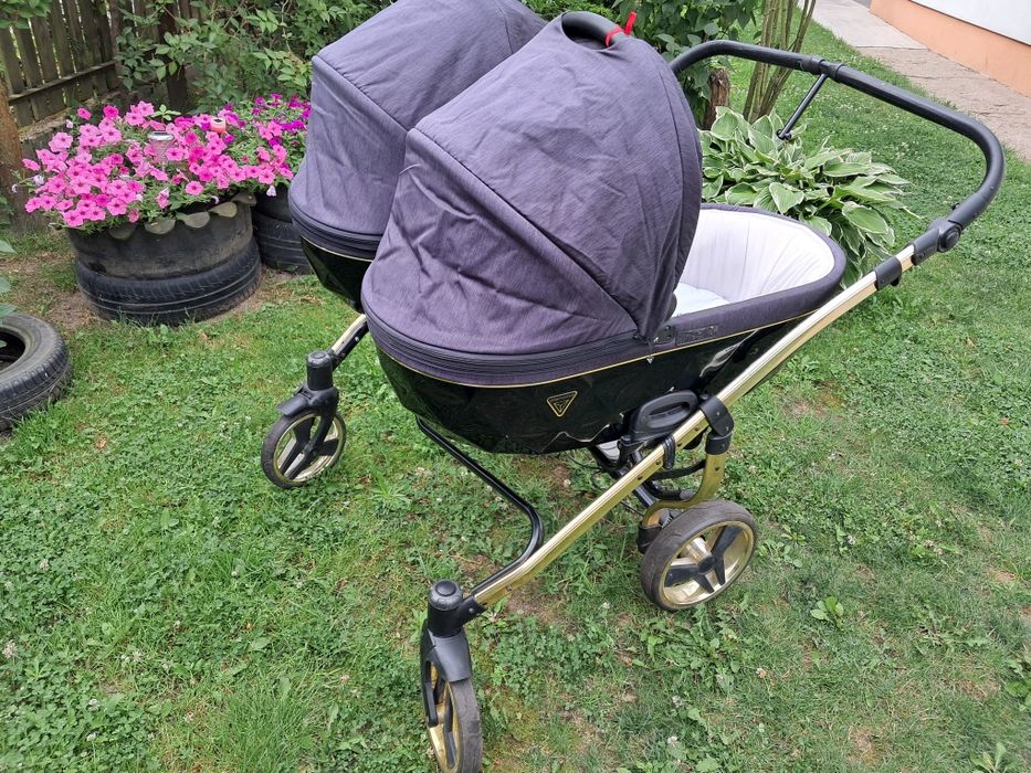 Wózek bliźniaczy junama duo 2w1