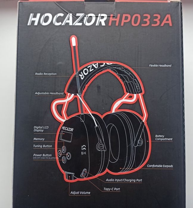 Навушники HOCAZOR блютуз,фм,