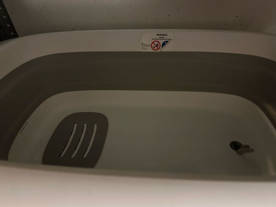 Banheira de bebé dobrável