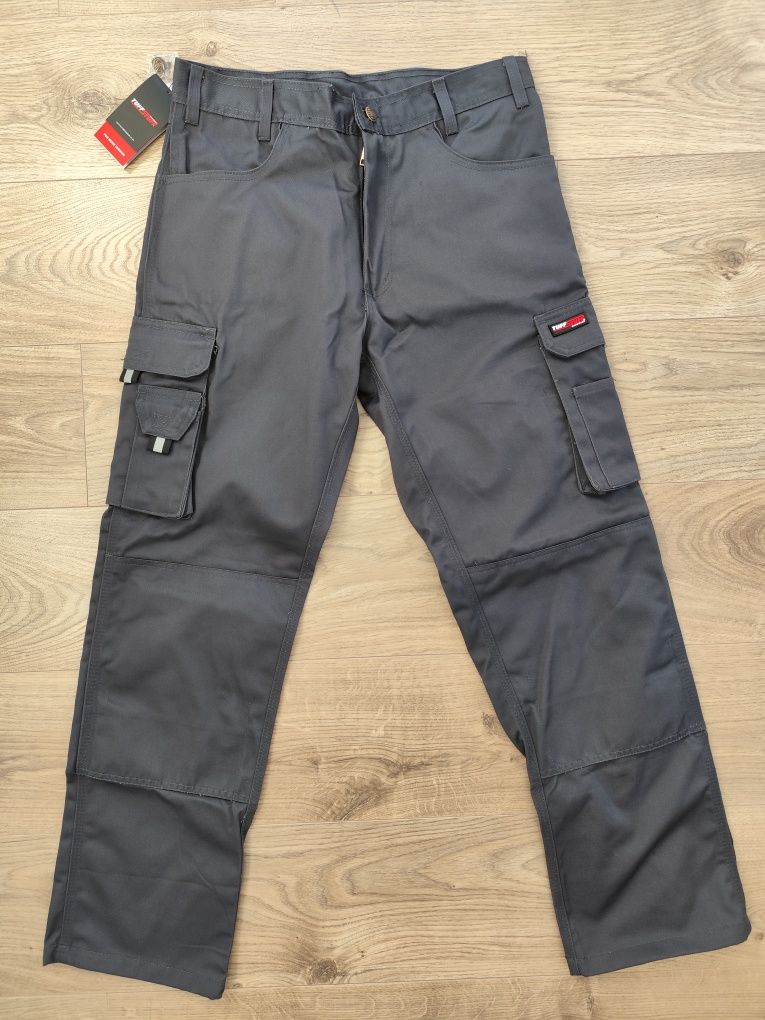 Spodnie robocze TuffStuff Work Wear Pro warsztat męskie szare mocne 32