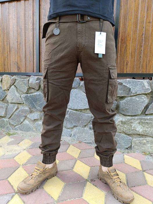 Чоловічі джогери штани ITENO чорні, сірі, сині, коричневі, олива.