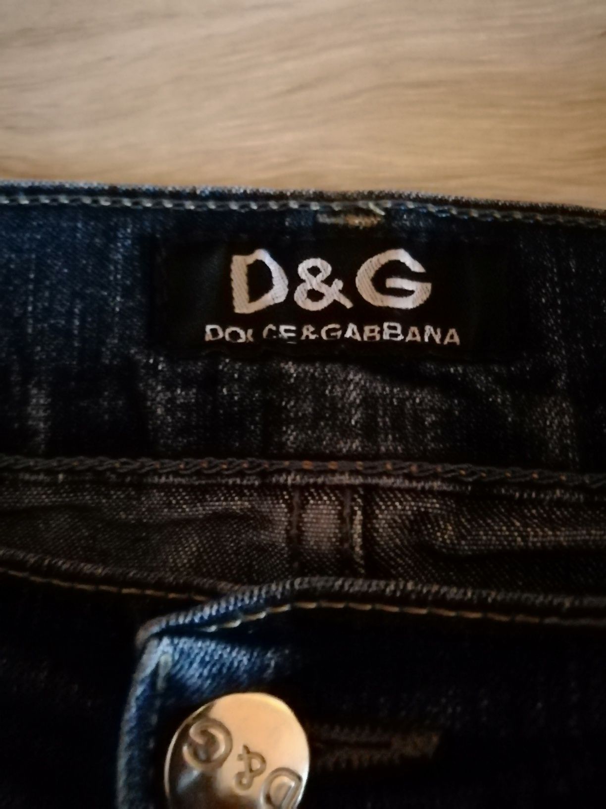 Spodnie DOLCE & GABBANA jeans D&G rybaczki damskie r. 30 S