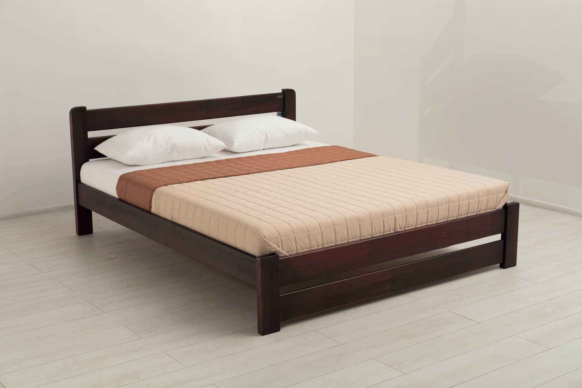 Двоспальне дерев'яне ліжко "РІЧ" з масиву сосни, Кровать деревянная