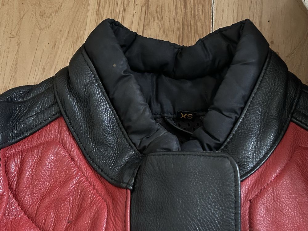 Kurtka motocykolwa FLM skorzana  rizm. xs
