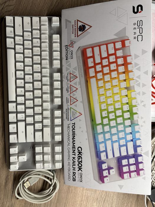 Klawiatura SPC Gear GK630K onyx white