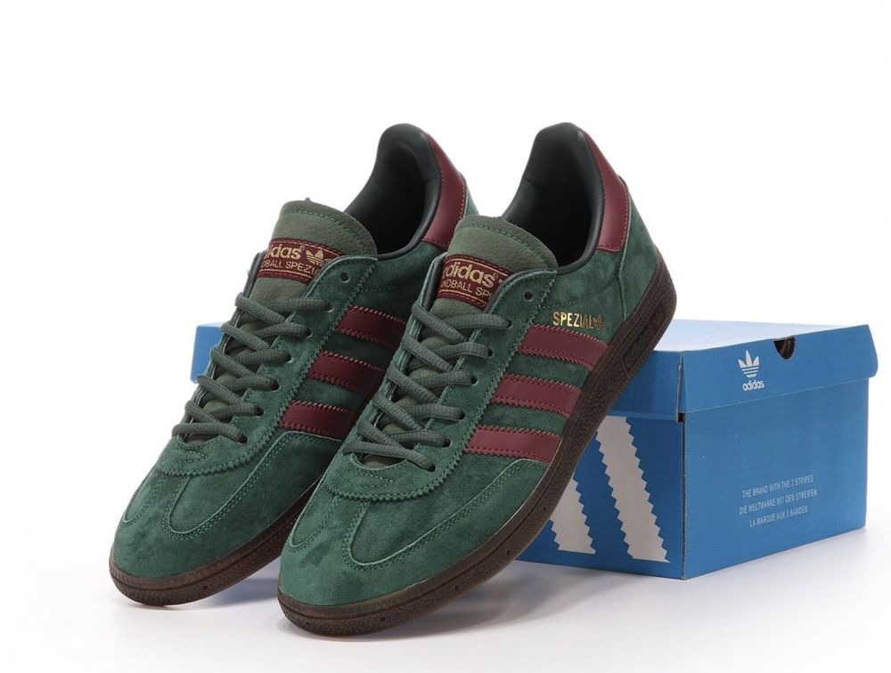 Кросівки чоловічі Adidas Spezial Green Red 41-45