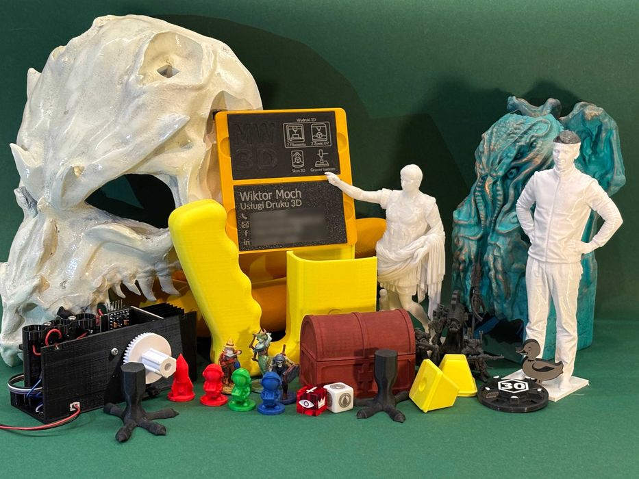 Profesjonalny Wydruk 3D, Skanowanie 3D i Grawer Laserem