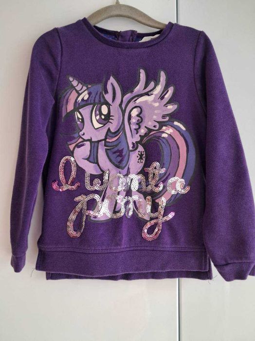 Nowość 2025:) bluza My Little Pony H&M roz 110/116