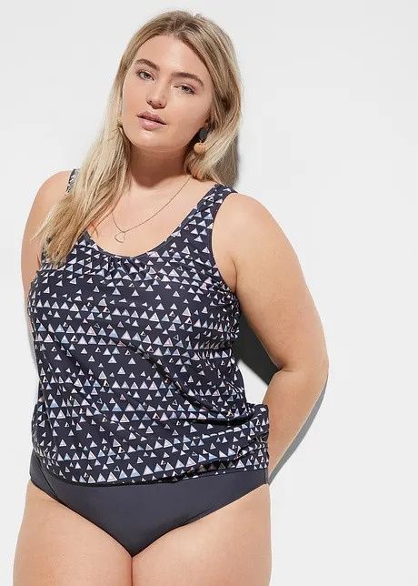 B.P.C top tankini wielokolorowy we wzory r.46