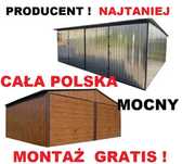 Garaż blaszany 6x5 Garaże 6x6 MOCNE PROMOCJA! Cały Kraj SZYBKI TERMIN