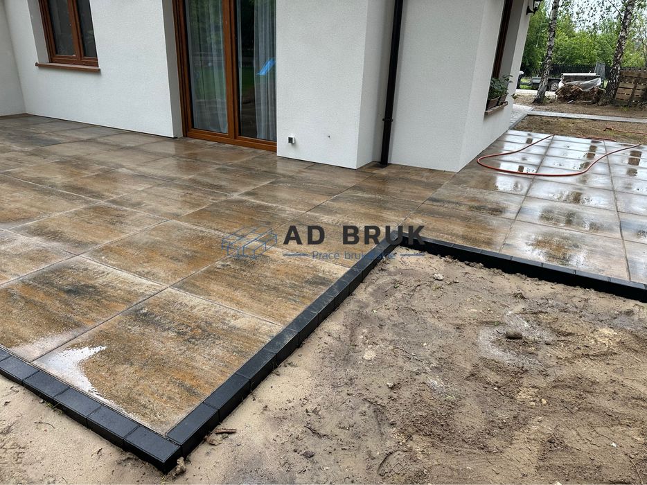 Układanie kostki brukowej, brukarstwo, usługi brukarskie