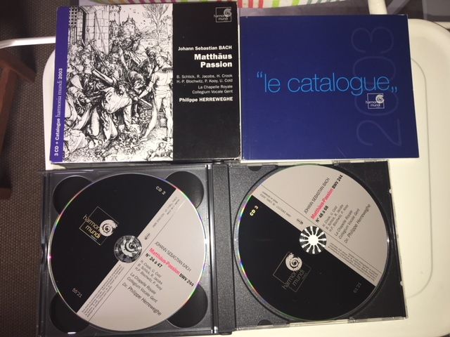 J.S. BACH: St. Matthew Passion 3-CD -Philippe Herreweghe (La Chapelle)