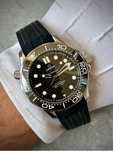 Чоловічий голинник Omega Seamaster. Мужские часы омега каучуковый реме