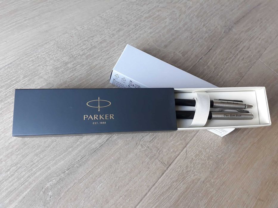 PARKER - elegancki prezent pióro wieczne i długopis z grawerunkiem