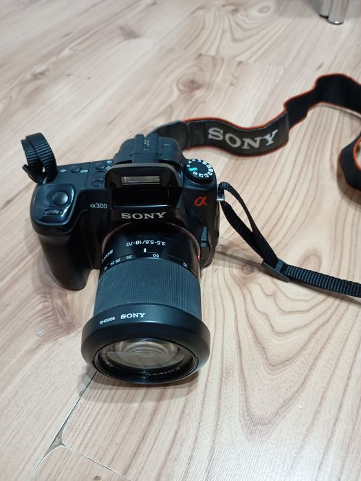 Aparat Lustrzanka  Sony Alpha 300 Bateria karta Pamięci