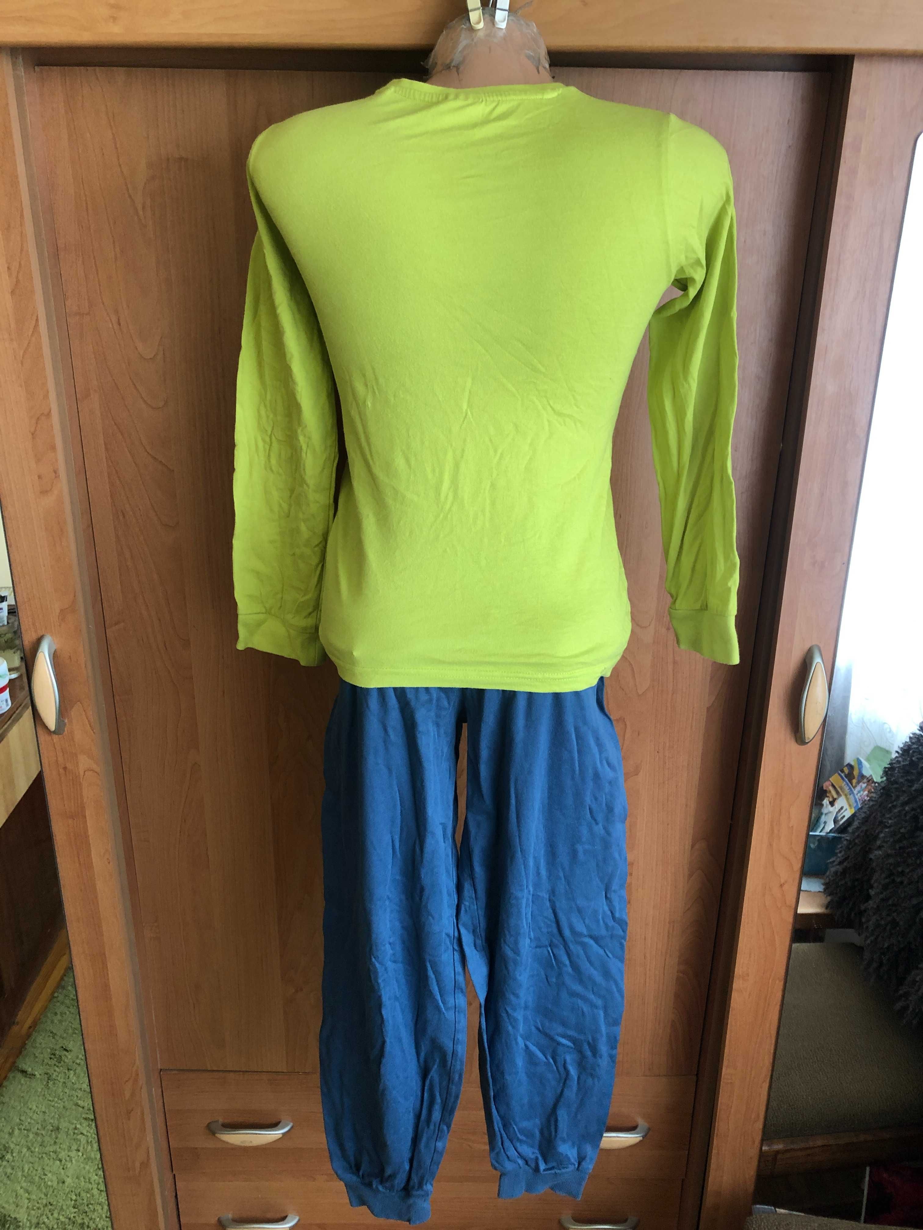 Пижама, комплект, 100% cotton размер 9-10 р 134-140 см. The grinch