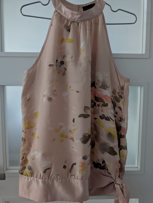 Różowa buzka Vero Moda elegancka z wiązaniem, rozmiar L!