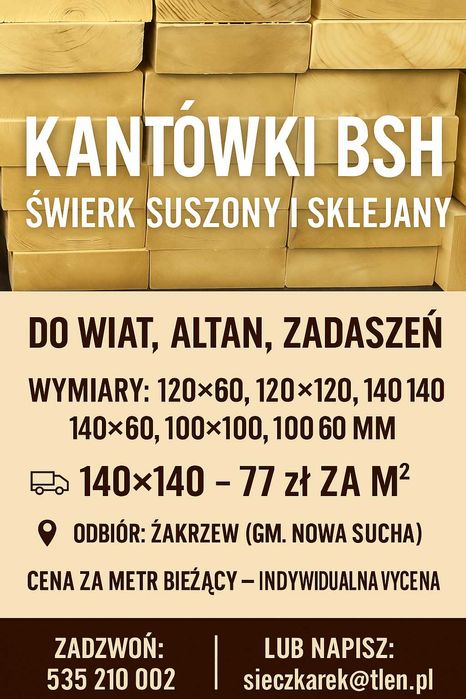 Drewno konstrukcyjne BSH