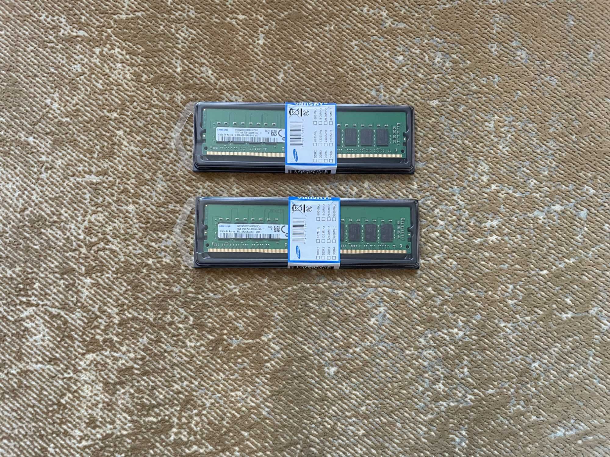Оператива DDR4 Samsung 16gb 3200 mhz 1 планка