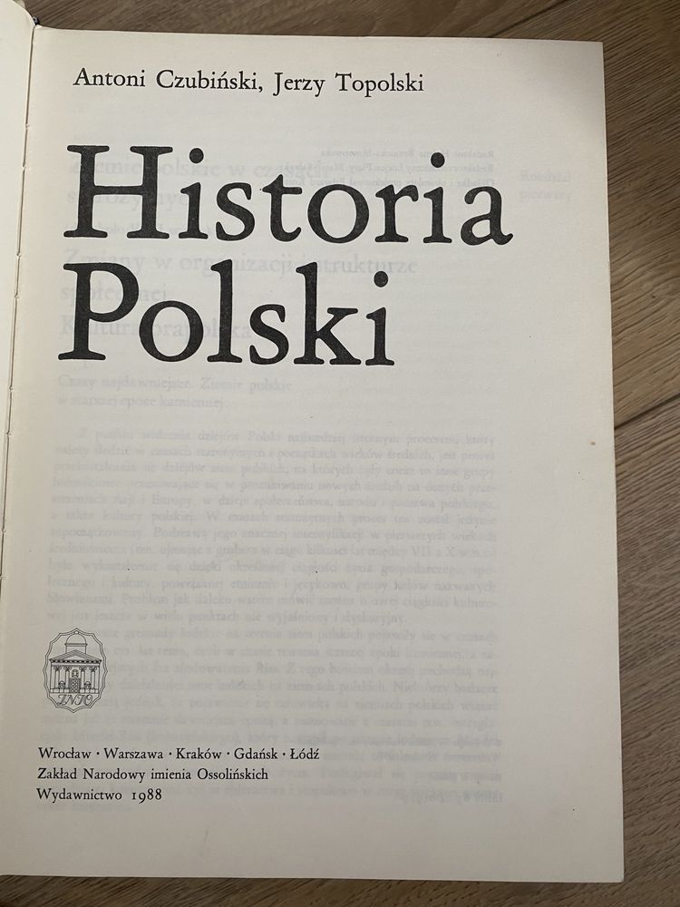 Historia Polski A. Czubiński