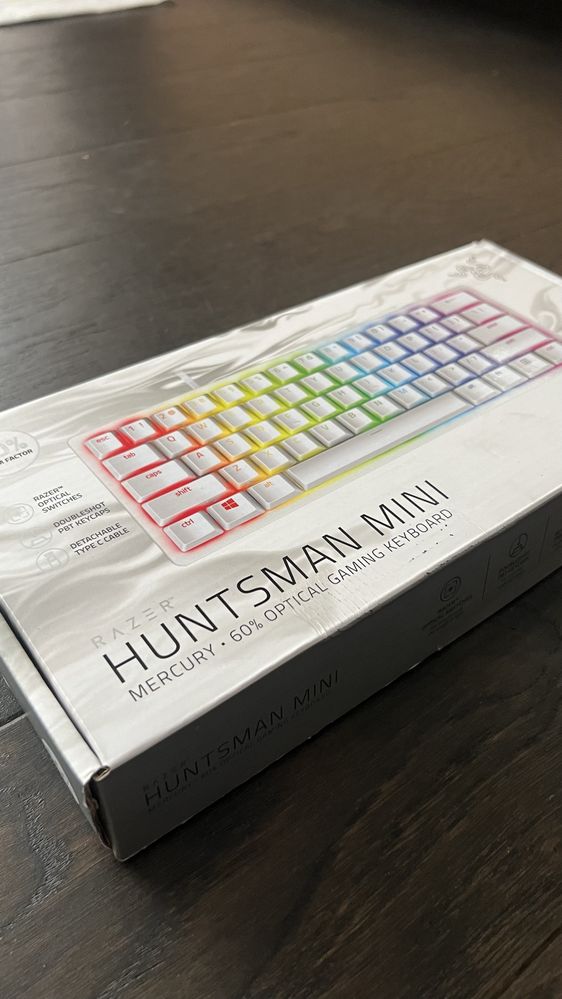 Klawiatura gamingowa Huntsman mini red switches w dobrym stanie