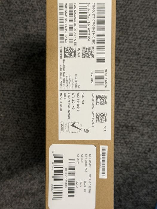 Stacja Dell SD25TB5 nowa nie uzywana