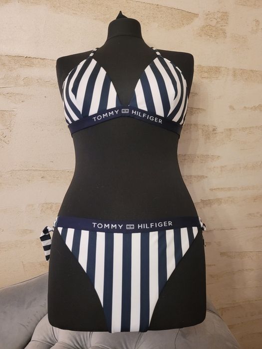 Nowy Strój kąpielowy dwuczęściowy f. Tommy Hilfiger r. L