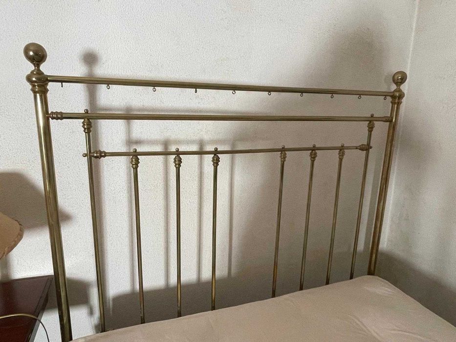 Cama de Latão Vintage Casal