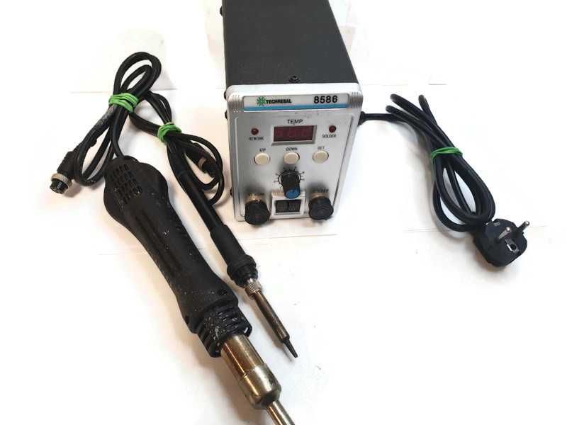 Stacja lutownicza Techrebal 2w1 8586 HOT AIR spawarka