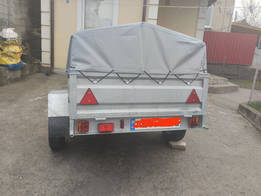 Прицеп оценкованный полностью